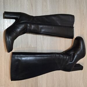 Vintage PEGABO Italian Leather Below the Knee boots Made in Italy